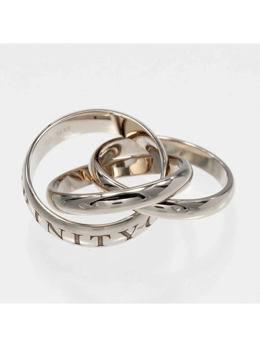 Cartier Trinity 18k White Gold Ring